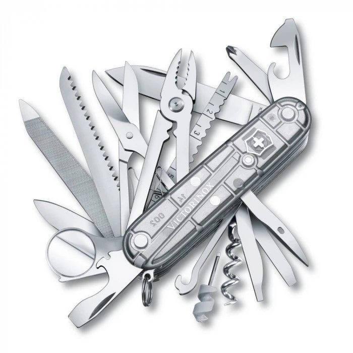 Victorinox Swiss Champ Swiss Army Knife - Silvertech 3 Victorinox Swiss Champ Swiss Army Knife - Silvertech