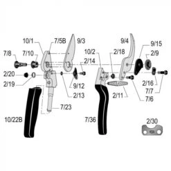 Felco 10 Professional Left-Handed Pruning Shear -Swiss Supplies Store 1494428476 99922300 1
