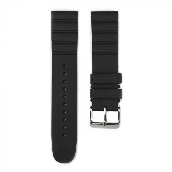 Victorinox Black Rubber Strap With Buckle For I.N.O.X 3 Victorinox Black Rubber Strap With Buckle For I.N.O.X
