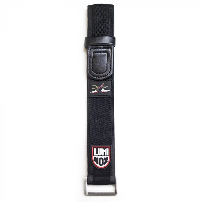 Luminox Men's 27mm Lug Black Velcro Watch Strap For Navy Seal Series 3 Luminox Men's 27mm Lug Black Velcro Watch Strap For Navy Seal Series