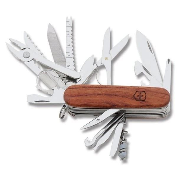 Victorinox Swiss Champ Swiss Army Knife - Wood 3 Victorinox Swiss Champ Swiss Army Knife - Wood
