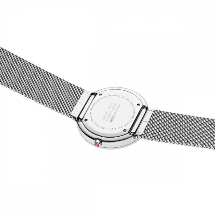 Mondaine Giant Backlight - White Dial / Mesh Strap / 42mm 6 Mondaine Giant Backlight - White Dial / Mesh Strap / 42mm - Image 4