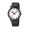 Mondaine Essence - White Dial / Black Vegan Strap / 41mm -Swiss Supplies Store 1571829651 52039500