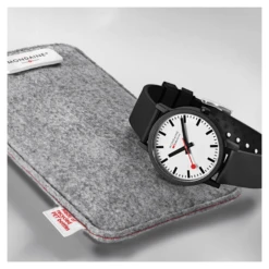 Mondaine Essence - White Dial / Black Vegan Strap / 41mm 12 Mondaine Essence - White Dial / Black Vegan Strap / 41mm -Swiss Supplies Store 1571829677 69817100