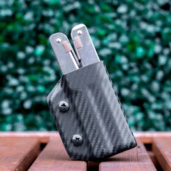 Clip & Carry Kydex Sheath: Fits Victorinox Swiss Tool - Black Carbon Fibre -Swiss Supplies Store 1600772559 55660200
