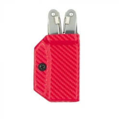 Clip & Carry Kydex Sheath: Fits Victorinox SPIRIT - Red Carbon Fibre