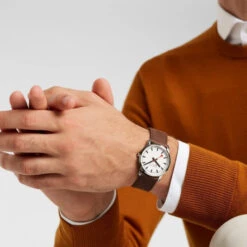 Mondaine Unisex Simply Elegant Brown Leather Watch 36mm 11 Mondaine Unisex Simply Elegant Brown Leather Watch 36mm -Swiss Supplies Store 1615550948 77794100
