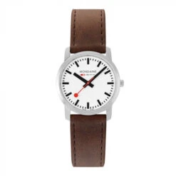 Mondaine Unisex Simply Elegant Brown Leather Watch 36mm 12 Mondaine Unisex Simply Elegant Brown Leather Watch 36mm -Swiss Supplies Store 1615550950 02779500