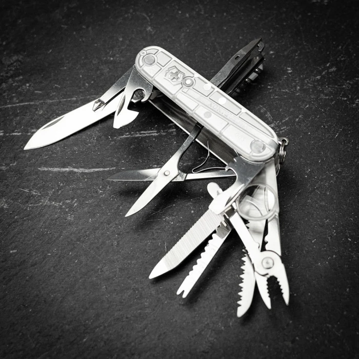 Victorinox Swiss Champ Swiss Army Knife - Silvertech 6 Victorinox Swiss Champ Swiss Army Knife - Silvertech - Image 4
