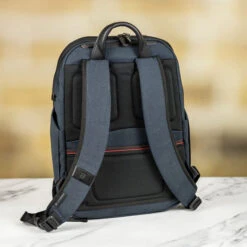 Victorinox Architecture Urban2 City 14" Laptop Backpack - Melange Blue/Black -Swiss Supplies Store 612670 victorinox backpack blue 8