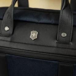 Victorinox Architecture Urban2 14" Laptop Briefcase - Melange Blue/Black -Swiss Supplies Store 612671 victorinox briefcase blue 2