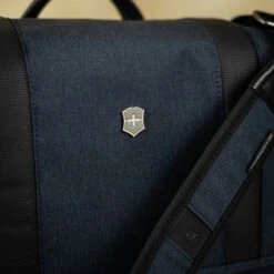 Victorinox Architecture Urban2 14" Laptop Messenger Bag - Melange Blue/Black -Swiss Supplies Store 612673 victorinox messenger blue 2