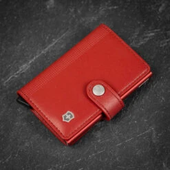 Victorinox Altius Secrid Leather Card Wallet -Swiss Supplies Store 612680 victorinox altius wallet red 1 1