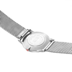 Mondaine Simply Elegant - White Dial / Stainless Steel Strap / 36mm -Swiss Supplies Store a400.30351.16sbz cbs 1080px 2021