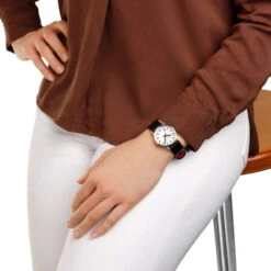 Mondaine Classic - White Dial / Brushed Case / Black Vegan Grape Leather Strap / 30 Mm 11 Mondaine Classic - White Dial / Brushed Case / Black Vegan Grape Leather Strap / 30 Mm -Swiss Supplies Store a658.30323.16sbbv fl 2022 1024x1024