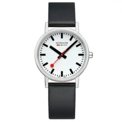 Mondaine Classic - White Dial / Brushed Case / Black Vegan Grape Leather Strap / 36 Mm 11 Mondaine Classic - White Dial / Brushed Case / Black Vegan Grape Leather Strap / 36 Mm -Swiss Supplies Store a660.30314.11sbbv s90 2022 ce200a4a 8a2c 4c72 bb55 c6e729bde24a 1024x1024