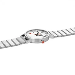 Mondaine Classic - White Dial / Silver Stainless Steel Strap / 36mm -Swiss Supplies Store a660.30314.16sbj sis 1080px 2021