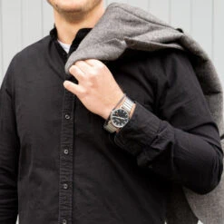 Mondaine Classic - Black Dial / Silver Stainless Steel Strap / 40mm -Swiss Supplies Store a660.30360.16sbw mds ml 2048px 2021