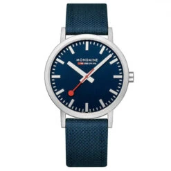 Mondaine Classic - Deep Ocean Blue / 40 Mm -Swiss Supplies Store a660.30360.40sbd s90 2022 1024x1024