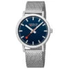 Mondaine Classic - Deep Ocean Blue / Mesh Strap / 40mm -Swiss Supplies Store a660.30360.40sbj c90 2022 1024x1024