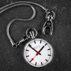Mondaine Pocket Watch - 43MM -Swiss Supplies Store a6603031611sbb 2 1