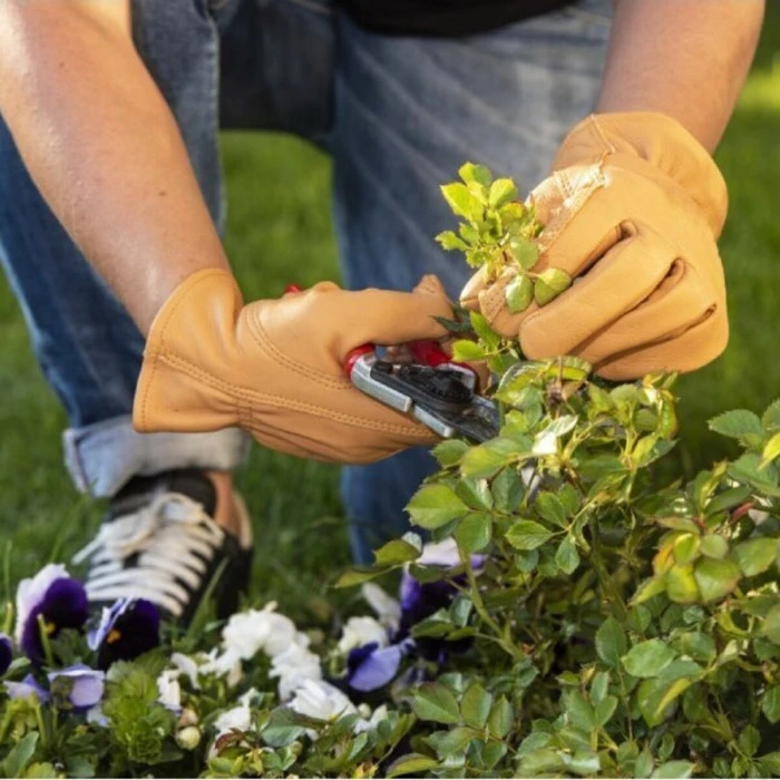 Felco 703 Gardening Leather Gloves 6 Felco 703 Gardening Leather Gloves - Image 4