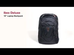 Wenger Ibex Deluxe 16" Ballistic Laptop Backpack - Black -Swiss Supplies Store hqdefault 1 68