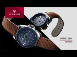 Victorinox Journey 1884 Automatic 43mm Watch - Black Ceramic Bezel, Black Dial, Stainless Steel Strap -Swiss Supplies Store hqdefault 7 77