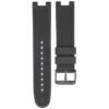 Victorinox Black Silicone Rubber Strap With PVD Buckle - Night Vision 21mm
