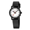 Mondaine Essence - Black / Natural Rubber Strap / 32mm -Swiss Supplies Store ms1.32110.rb c80 1080px 2020