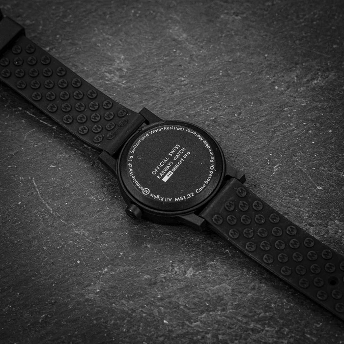 Mondaine Essence - Black Dial / Black Strap / 32mm 9 Mondaine Essence - Black Dial / Black Strap / 32mm - Image 7
