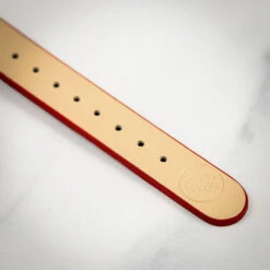 Mondaine Evo2 - White Dial / Red Vegan Grape Leather Strap / 26mm -Swiss Supplies Store mse.26110.lcv mondaine redstrap 9