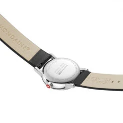 Mondaine Evo2 Big Date - White Dial / Black Vegan Strap / 30mm -Swiss Supplies Store mse.30210.lbv cbs 1080px 2022