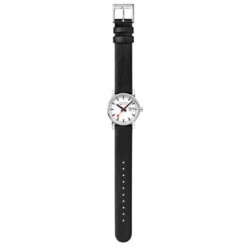 Mondaine Evo2 Big Date - White Dial / Black Vegan Strap / 30mm -Swiss Supplies Store mse.30210.lbv flt 2023
