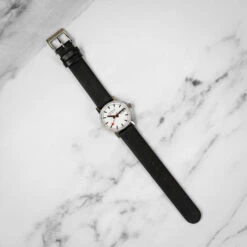 Mondaine Evo2 Big Date - White Dial / Black Vegan Strap / 30mm -Swiss Supplies Store mse.30210.lbv mondaine evo2bigdate vegan 1