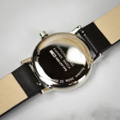 Mondaine Evo2 Big Date - White Dial / Black Vegan Strap / 30mm -Swiss Supplies Store mse.30210.lbv mondaine evo2bigdate vegan 5