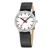 Mondaine Evo2 - White Dial / Black Vegan Strap / 35mm -Swiss Supplies Store mse.35110.lb c80 2022