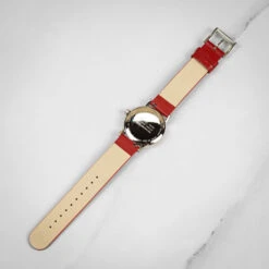Mondaine Evo2 - White Dial / Red Vegan Grape Leather Strap / 35mm 27 Mondaine Evo2 - White Dial / Red Vegan Grape Leather Strap / 35mm -Swiss Supplies Store mse.35110.lcv mondaine redstrap 3