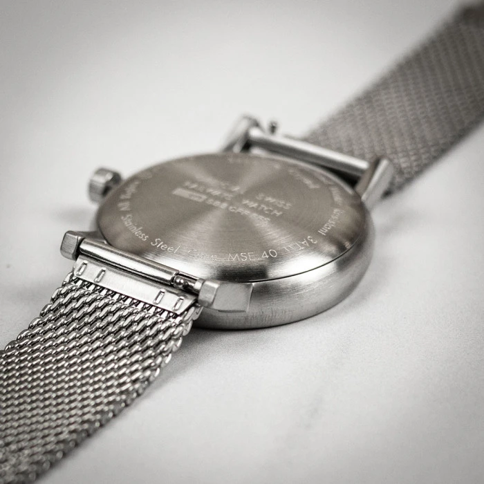 Mondaine Evo2 Big Date - White Dial / Stainless Steel Strap / 40mm 10 Mondaine Evo2 Big Date - White Dial / Stainless Steel Strap / 40mm - Image 8