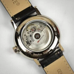 Mondaine Evo2 Automatic - White Dial / Black Leather Strap / 40mm -Swiss Supplies Store mse.40610.lb mondaine auto40mm 6