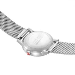Mondaine Evo2 - White Dial / Metal Strap / 43mm -Swiss Supplies Store mse.43110.sj cbs 2022 1024x1024