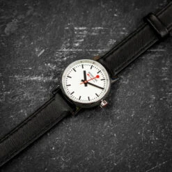 Mondaine Women's Evo2 Petite (White Dial / Black Strap / 26mm) -Swiss Supplies Store mse26110lb 3