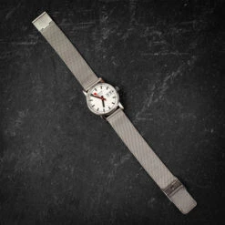 Mondaine Women's Evo2 Big Date - White Dial / Mesh Strap / 30mm 17 Mondaine Women's Evo2 Big Date - White Dial / Mesh Strap / 30mm -Swiss Supplies Store mse30210sm evo2bigdatemesh 2