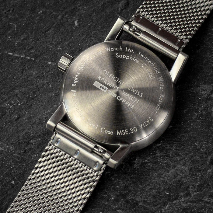 Mondaine Women's Evo2 Big Date - White Dial / Mesh Strap / 30mm 9 Mondaine Women's Evo2 Big Date - White Dial / Mesh Strap / 30mm - Image 7