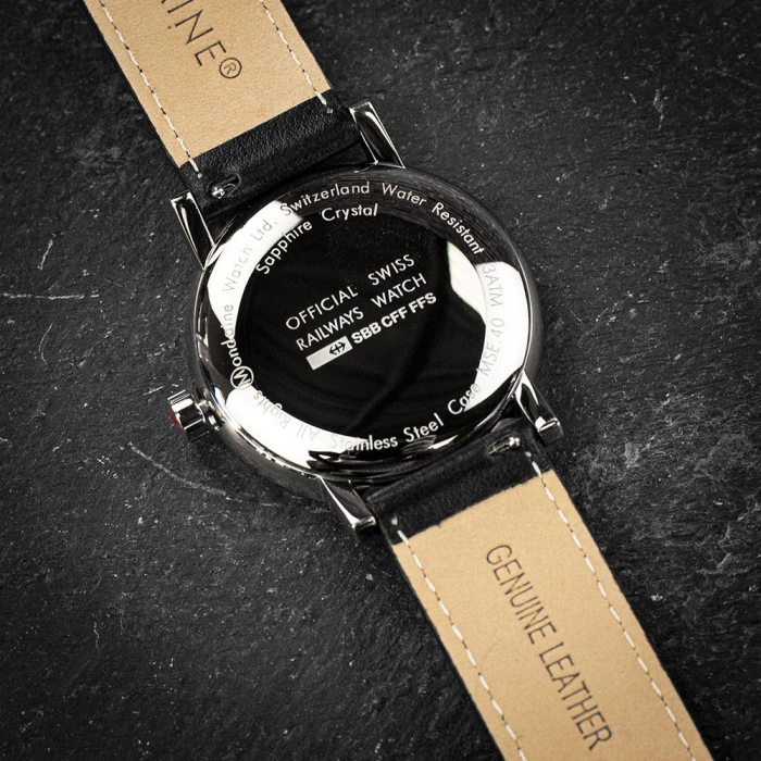 Mondaine Evo2 - White Dial / Black Strap / 40mm 8 Mondaine Evo2 - White Dial / Black Strap / 40mm - Image 6