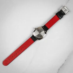 Mondaine Petit Cushion - White Dial / Black Vegan Grape Leather Strap / 31mm -Swiss Supplies Store msl.31110.lbv mondaine sbbpetitecushionsquare 3