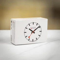 Mondaine Travel Alarm Clock -Swiss Supplies Store msm.64410 mondaine travelclock 50mm box