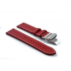Victorinox Red Leather Strap Infantry Vintage Chrono Limited Edition -Swiss Supplies Store s l1600 1