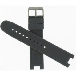 Victorinox Black Silicone Rubber Strap With PVD Buckle - Night Vision 21mm -Swiss Supplies Store s l500