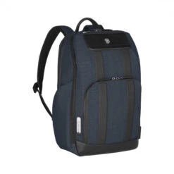 Victorinox Architecture Urban2 Deluxe 15" Laptop Backpack - Melange Blue/Black -Swiss Supplies Store tge 612669 s fl